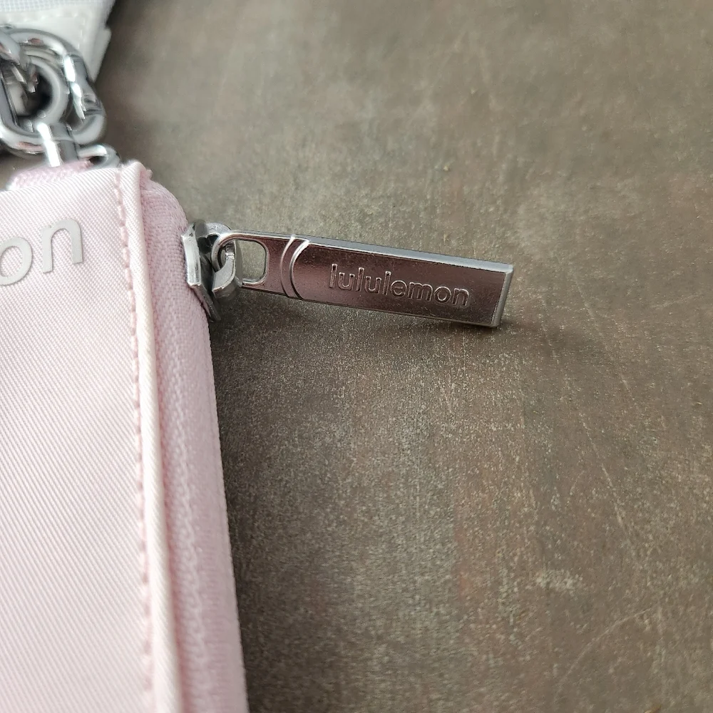 Lululemon Dual Pouch Wristlet – Flush Pink / Bone - Picture 4 of 5